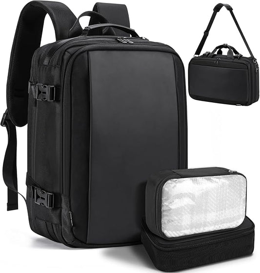 [HOMIEE] リュック 旅行 ビジネス レディース 40L 大容量 30L 機内持ち込み USBケーブル付き 防水防犯防止